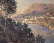 Claude Monet Monte Carlo vu de Roquebrune Spain oil painting artist